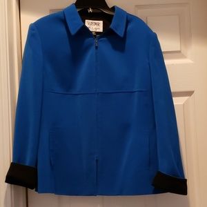 Kasper blue/black blazer